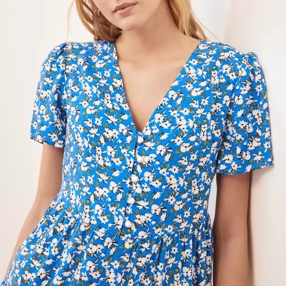 Floral Print Mini Dress - Picture 5 of 5